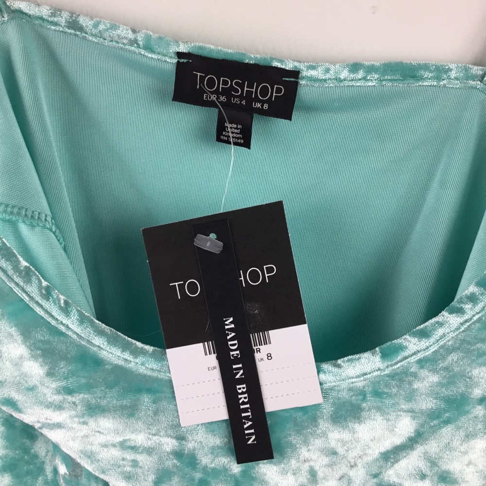 Bella Crushed Velvet Crop Camisole - Picture 4 of 6